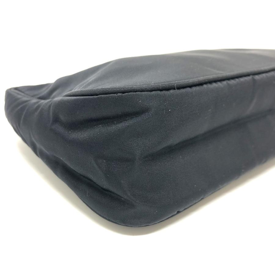 PRADA プラダ MV515 三角プレート ミニ ミニハンドバック ハンドバック 気アバン バック ハンドバッグ ブラック レディース【中古】 | PRADA | 05