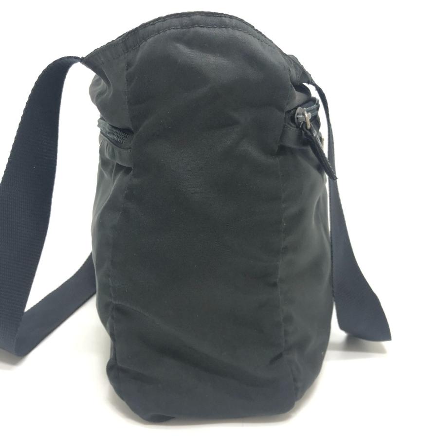 PRADA プラダ トライアングルプレート 肩掛け ショルダーバッグ カバン トートバッグ ブラック レディース【中古】 | PRADA | 03