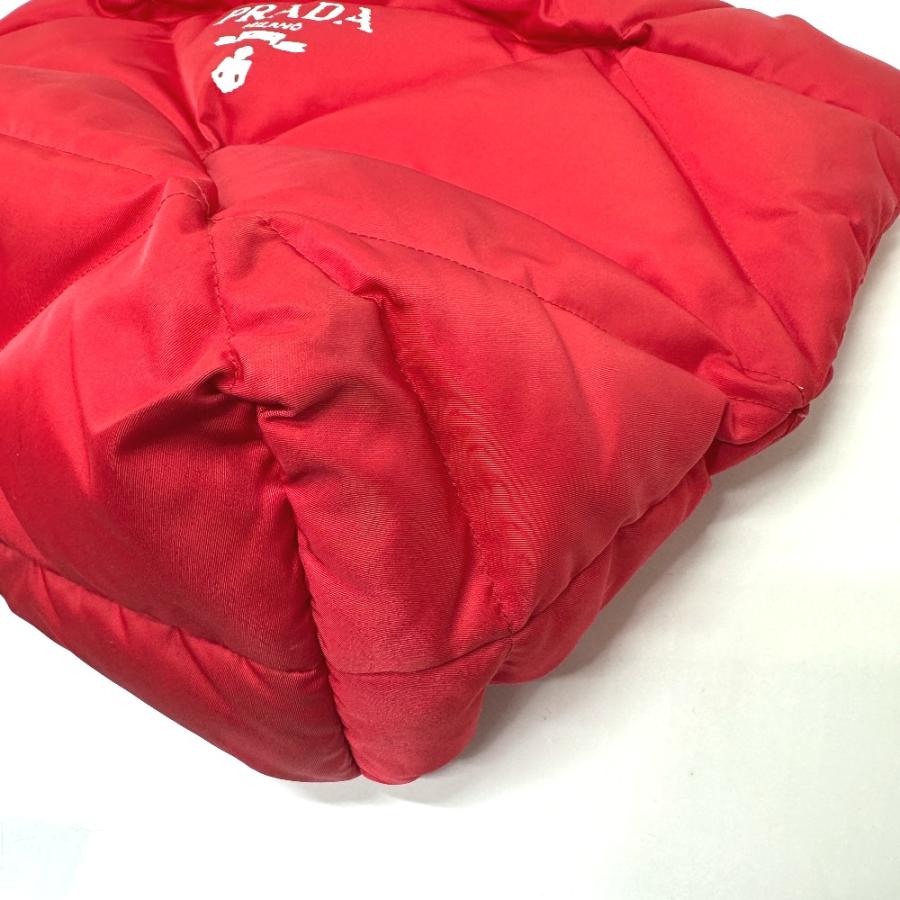 PRADA プラダ 2VG082 Re-Nylon パデッド カバン トートバッグ レッド レディース【中古】 | PRADA | 03