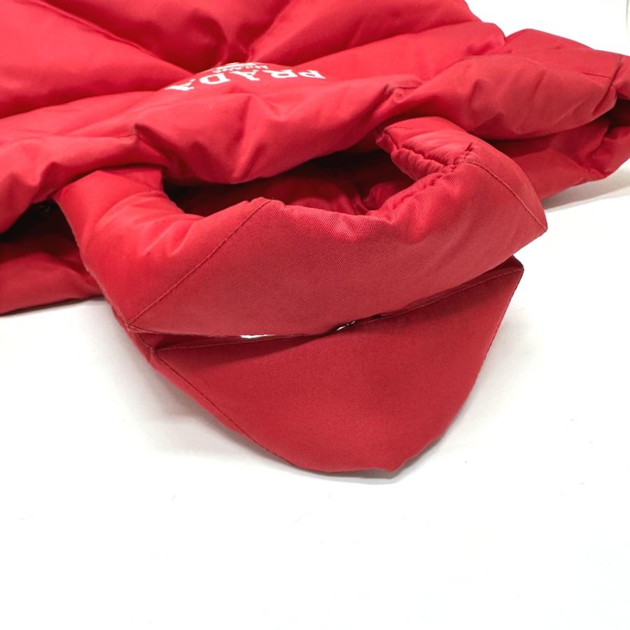 PRADA プラダ 2VG082 Re-Nylon パデッド カバン トートバッグ レッド レディース【中古】 | PRADA | 05