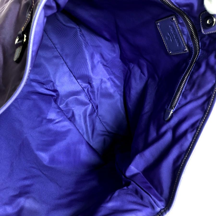 PRADA プラダ BR3924 ロゴ カバン 肩掛けバッグ トートバッグ パープル レディース【中古】 | PRADA | 08