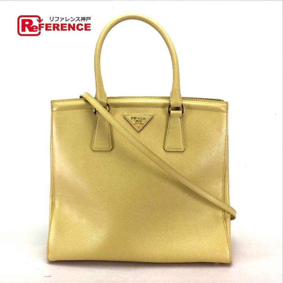 美品 PRADA プラダ  B2411M ハンドバッグ ショルダーバッグ サフィアーノ 2wayバッグ レザー ユニセックス | PRADA