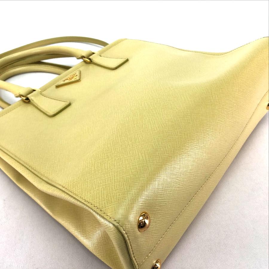 PRADA プラダ B2411M トライアングルロゴ 2WAY カバン 斜め掛け ショルダーバッグ ハンドバッグ イエロー レディース【中古】 | PRADA | 03