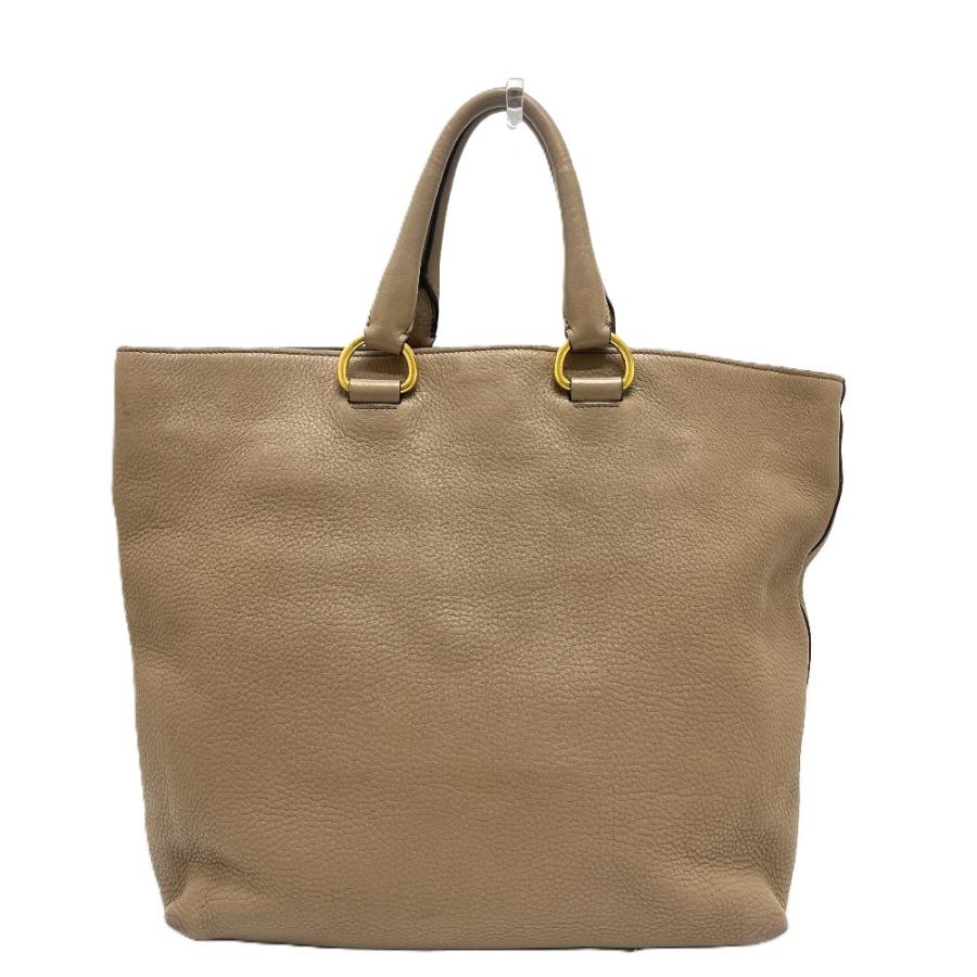 PRADA プラダ BN1713 ロゴ カバン バッグ ハンドバッグ トートバッグ ベージュ レディース【中古】 | PRADA | 01