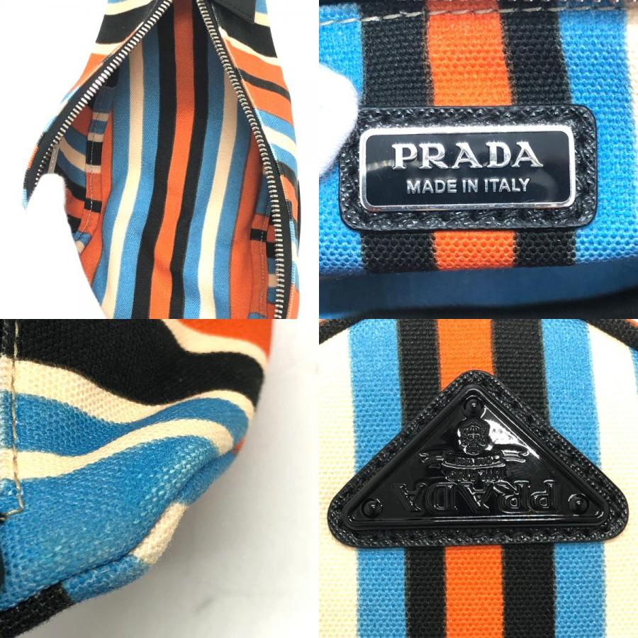 PRADA プラダ 2NE053 クラッチバッグ カバン トライアングルロゴ  
