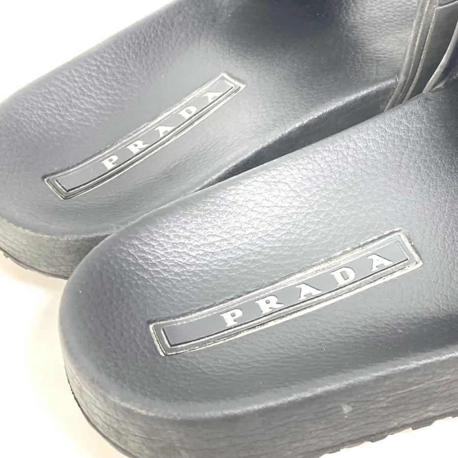 PRADA（プラダ） 4X3204 ロゴ 靴 シャワーサンダル プールサンダル