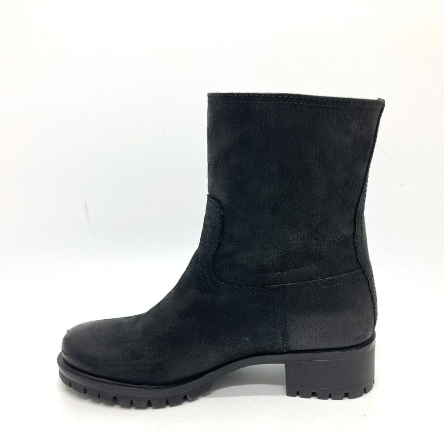 PRADA プラダ ショートブーツ ブーツ シューズ ブーツ ブラック レディース【中古】 | PRADA | 05