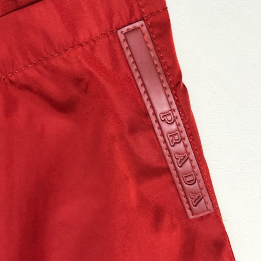 美品 PRADA プラダ 1H2055 ロゴ入り ショートパンツ スイムウェア ボトムス ズボン アパレル プラダスポーツ 水着 レッド メンズ【中古】 | PRADA | 07