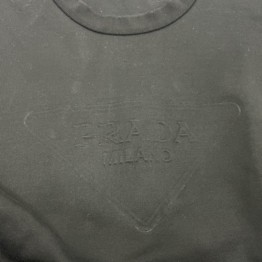 PRADA プラダ UJL27A クルーネック スウェット トライアングルロゴ トレーナー ブラック メンズ【中古】 | PRADA | 04