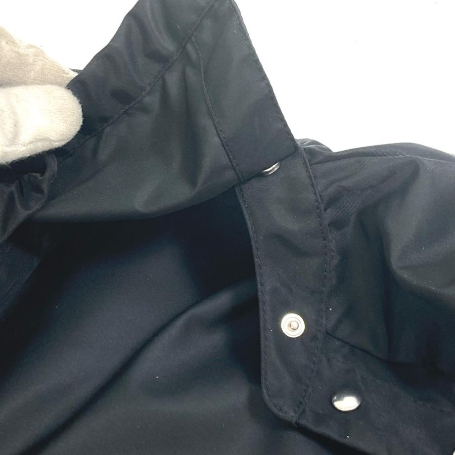 PRADA プラダ 2YX004 フード付きナイロン ドッグレインコート ペットコート 犬 雑貨 ファブリック ブラック. ユニセックス【中古】未使用 | PRADA | 08