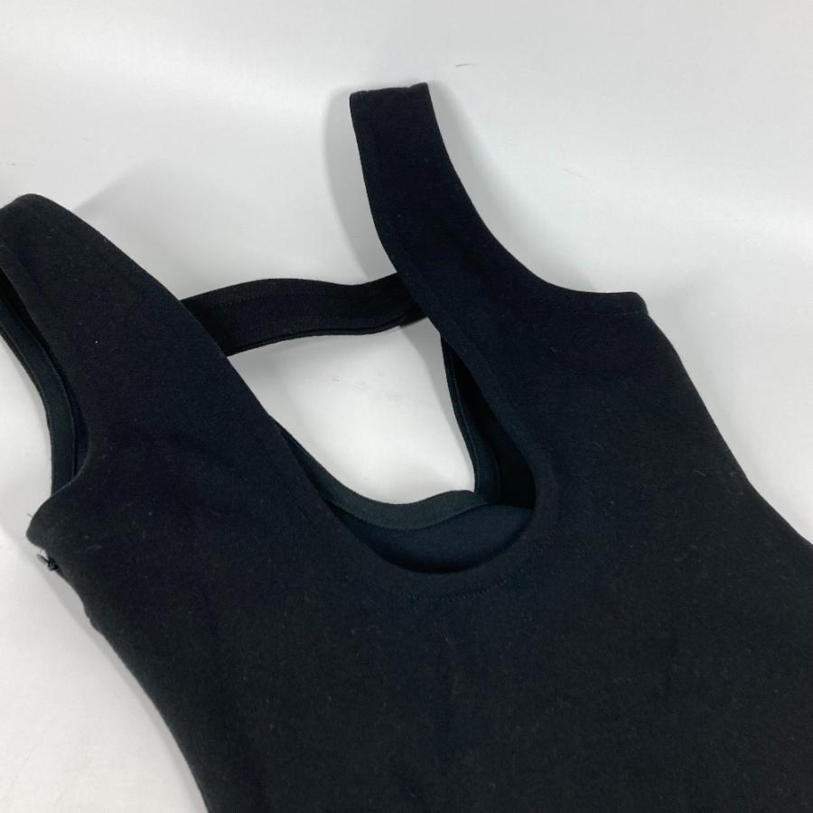 美品 PRADA プラダ ボタン付き ボディスーツ アパレル ノースリーブ トップス トップスその他 ブラック レディース【中古】 | PRADA | 06