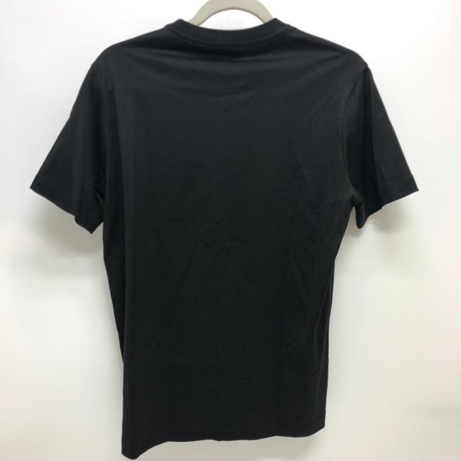新品同様 PRADA プラダ UJN656 インターロック Tシャツ 半袖T 夏服 アパレル 半袖Ｔシャツ ブラック メンズ【中古】 | PRADA | 01