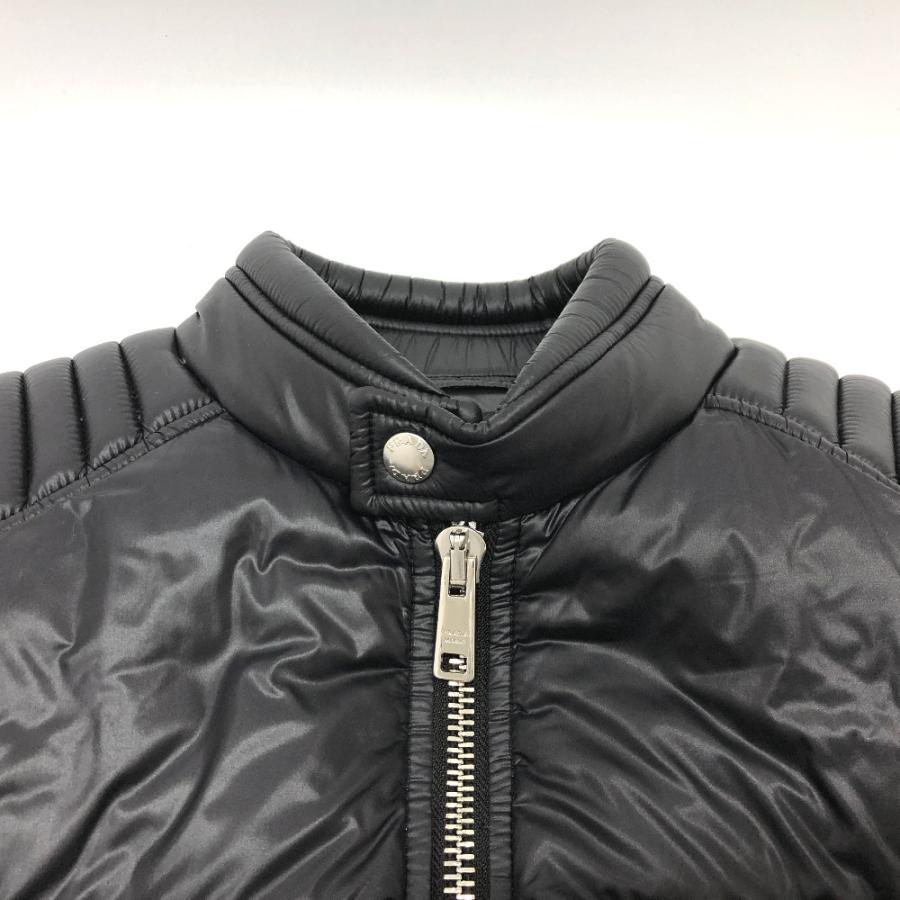 PRADA プラダ SGB628 トライアングルプレート ダウンベスト ブラック メンズ【中古】 | PRADA | 02