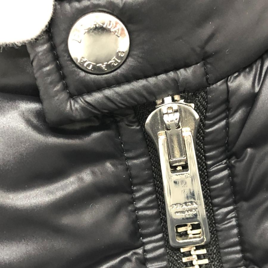 PRADA プラダ SGB628 トライアングルプレート ダウンベスト ブラック メンズ【中古】 | PRADA | 04