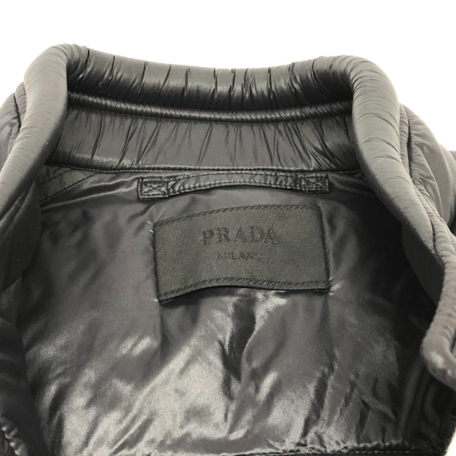 PRADA プラダ SGB628 トライアングルプレート ダウンベスト ブラック メンズ【中古】 | PRADA | 05