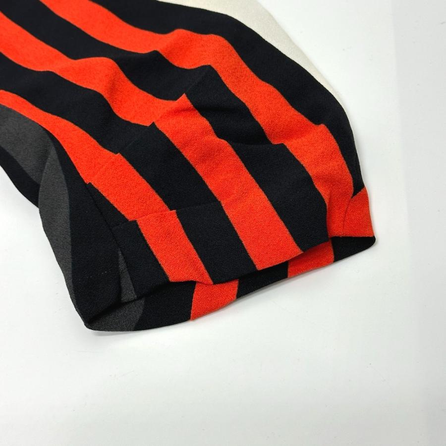 PRADA プラダ 半袖 ボーダー アパレル ワンピース レディース レーヨン100% マルチカラー サイズ38 | PRADA | 04