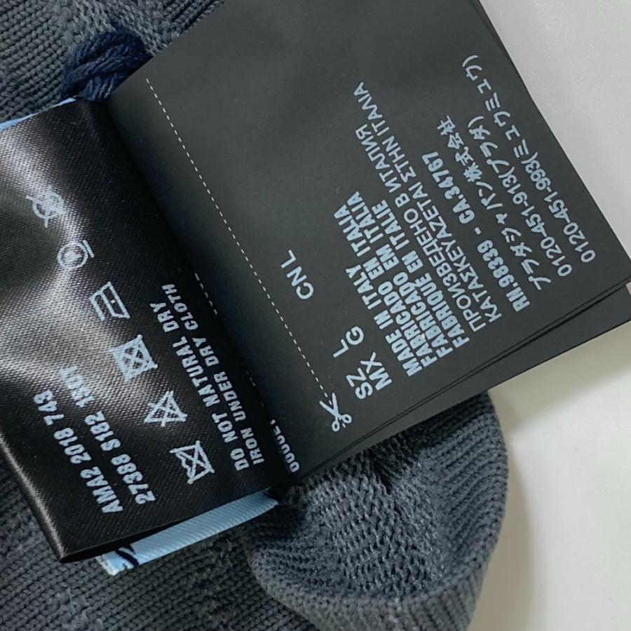 PRADA プラダ 27388 ロゴ ロング グローブ 手袋 ポリエステル グレー レディース【中古】未使用 | PRADA | 07