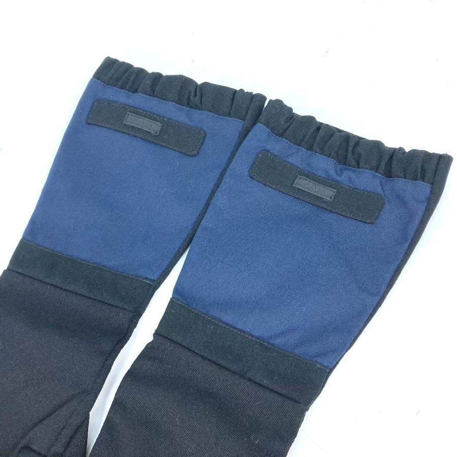美品 PRADA プラダ ロゴ ロング 手袋 バイカラー グローブ ブラック レディース【中古】 | PRADA | 04