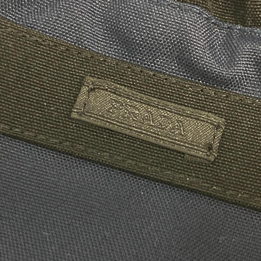 美品 PRADA プラダ ロゴ ロング 手袋 バイカラー グローブ ブラック レディース【中古】 | PRADA | 05