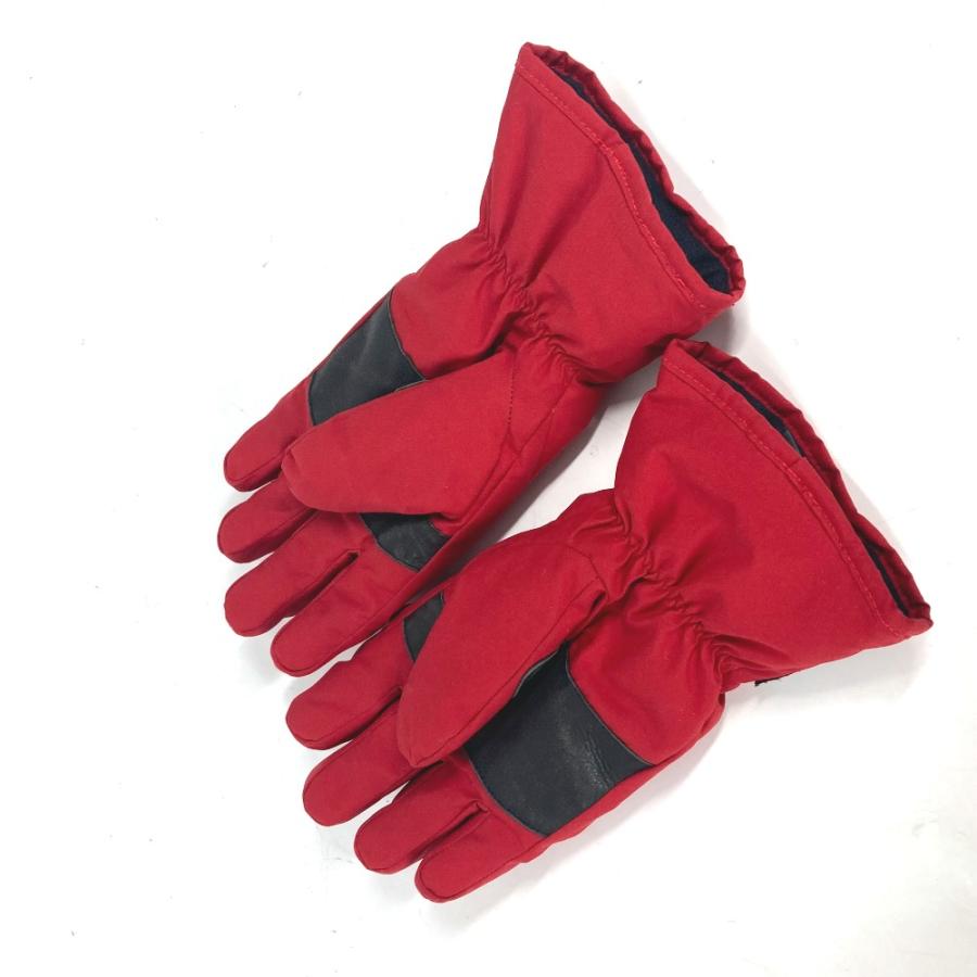美品 PRADA プラダ ロゴ グローブ スポーツ  手袋 レッド メンズ【中古】 | PRADA | 02