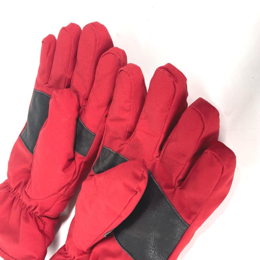 美品 PRADA プラダ ロゴ グローブ スポーツ  手袋 レッド メンズ【中古】 | PRADA | 03