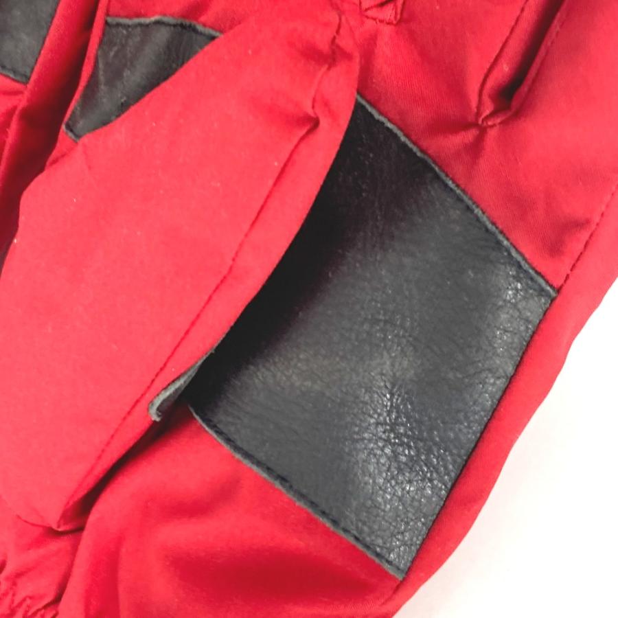 美品 PRADA プラダ ロゴ グローブ スポーツ  手袋 レッド メンズ【中古】 | PRADA | 04