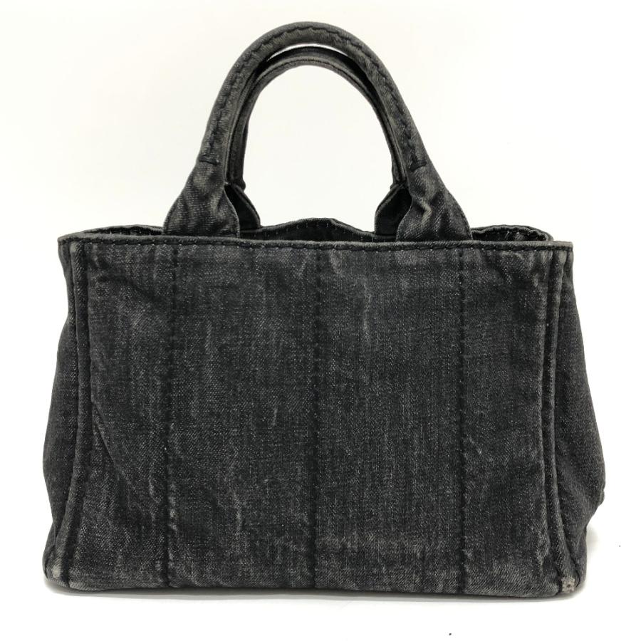 PRADA プラダ 1BG439 カナパ カバン トートバッグ ミニトート デニム 