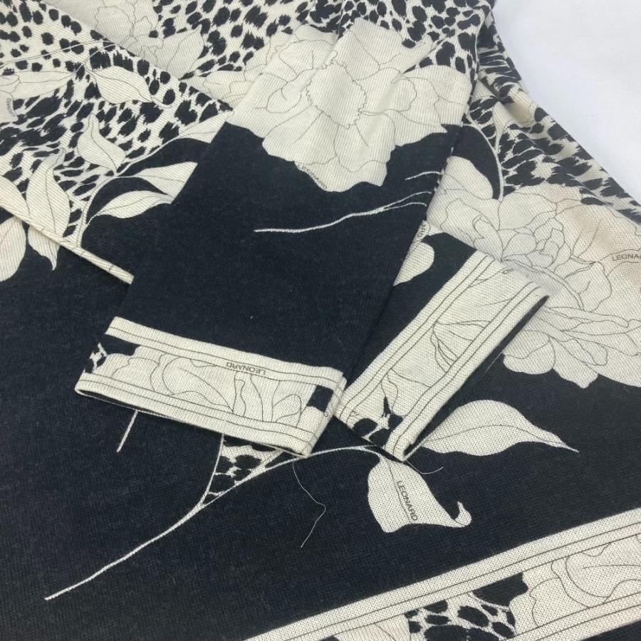 LEONARD レオナール トップス アパレル 花柄 フラワー 長袖 セーター ニット ウール ブラック レディース【中古】 | LEONARD | 04