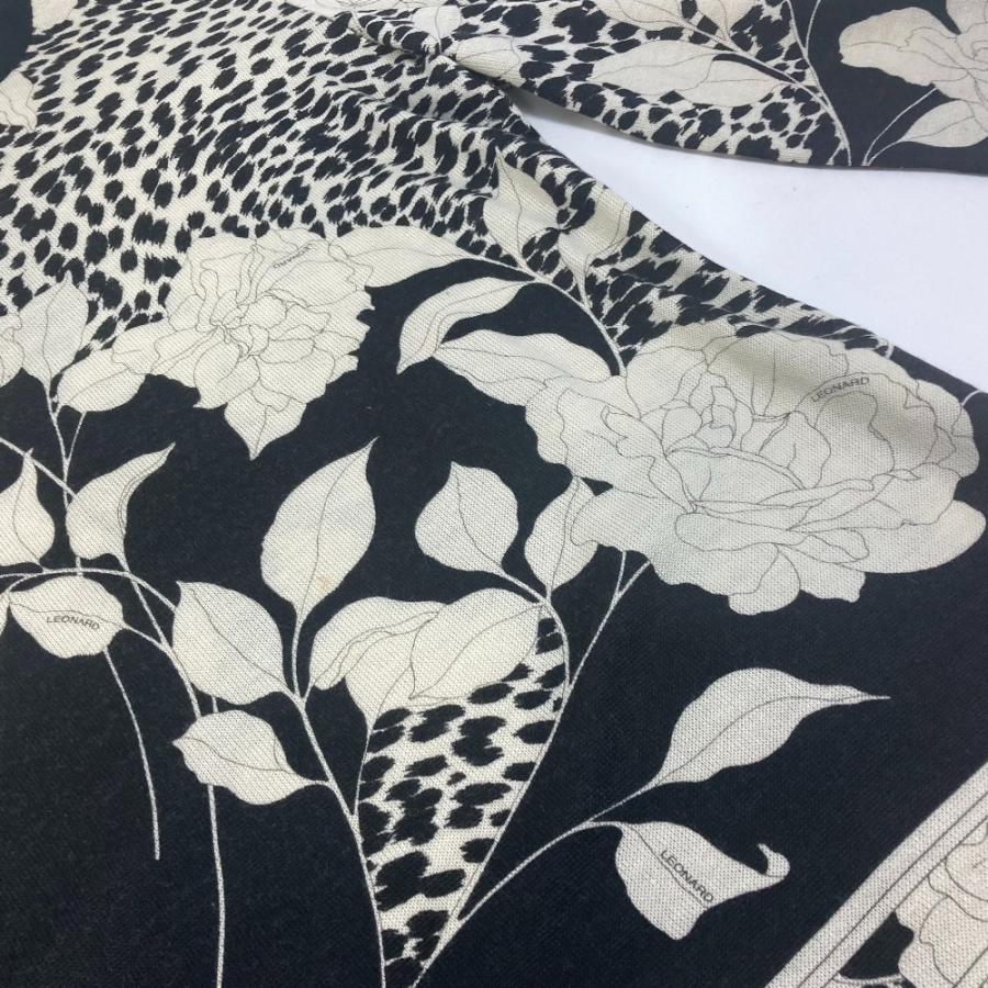 LEONARD レオナール トップス アパレル 花柄 フラワー 長袖 セーター ニット ウール ブラック レディース【中古】 | LEONARD | 05