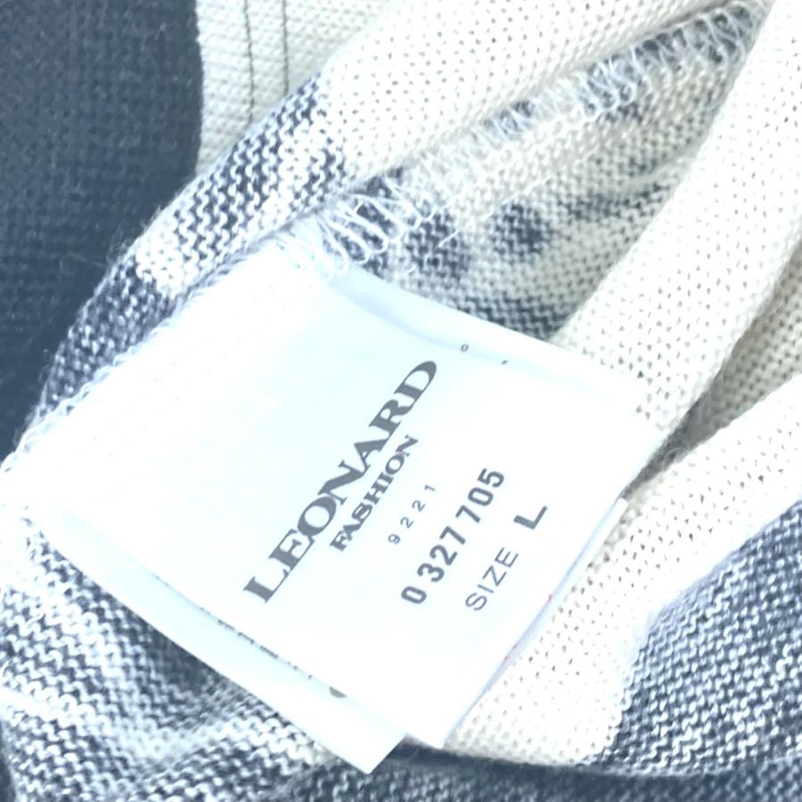 LEONARD レオナール トップス アパレル 花柄 フラワー 長袖 セーター ニット ウール ブラック レディース【中古】 | LEONARD | 06