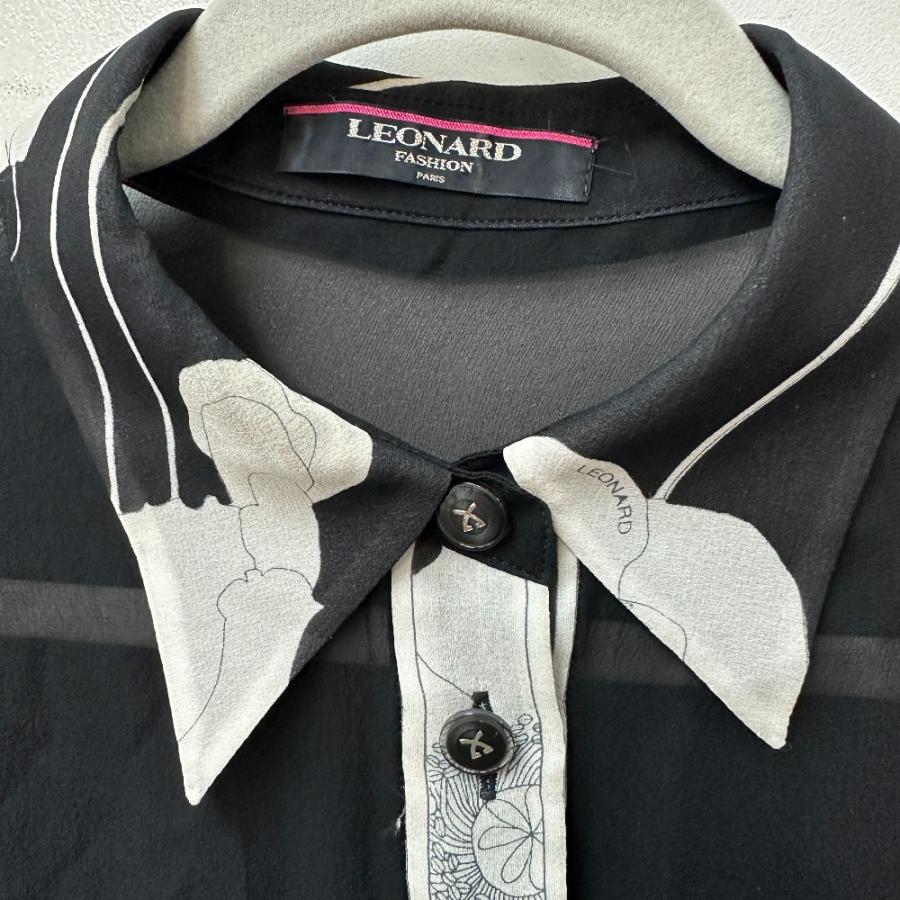 LEONARD レオナール トップス アパレル シャツ ボタン 花柄 フラワー 