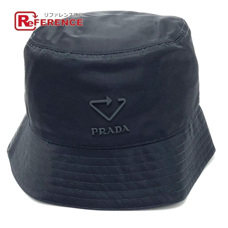 PRADA プラダ 2HC137 ロゴ RE-NYLON バケットハット アパレル小物 帽子