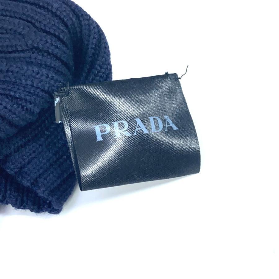 PRADAプラダネックウォーマー PRADA プラダ ネックウォーマー アクセサリー マフラー ネイビー ユニ