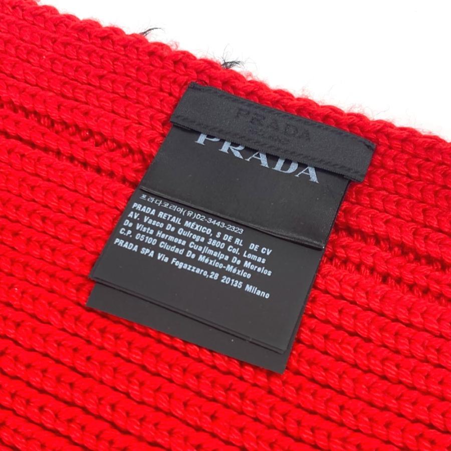 美品 PRADA プラダ バイカラー ファー マフラー ブラック ユニセックス【中古】 | PRADA | 04