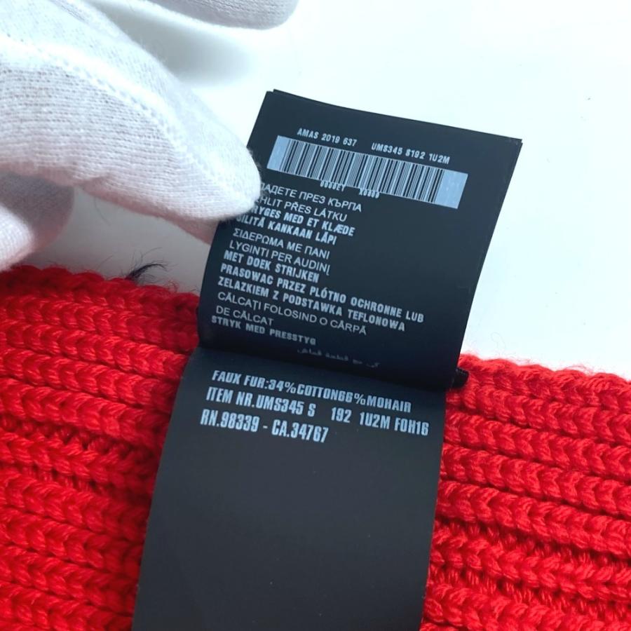 美品 PRADA プラダ バイカラー ファー マフラー ブラック ユニセックス【中古】 | PRADA | 05