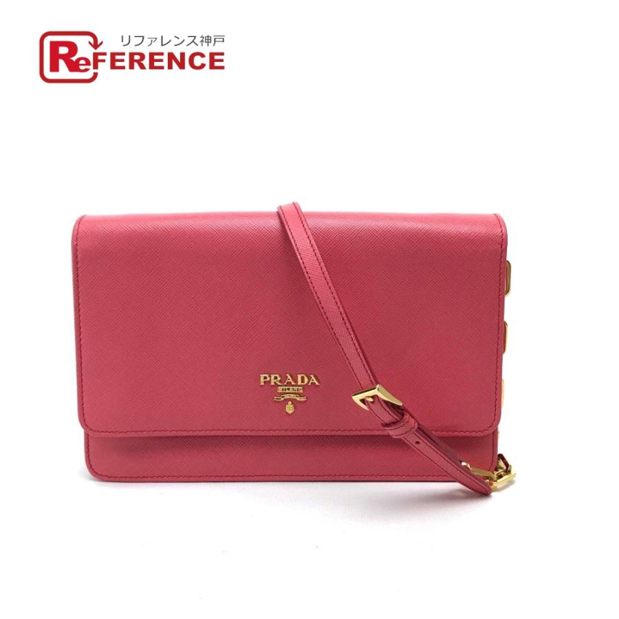 PRADA プラダ 1M1405 2WAY クラッチバッグ チェーンウォレット