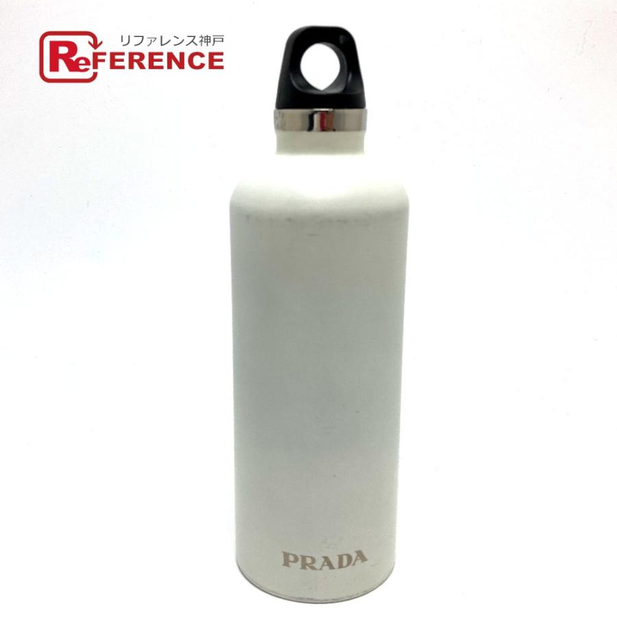 未使用 PRADA プラダ 2UH003 ロゴ タンブラー ウォーターボトル 水筒 プラダボトル 魔法瓶 ステンレス ホワイト  :13385-20106-10:リファレンス コレクション - 通販 - Yahoo!ショッピング