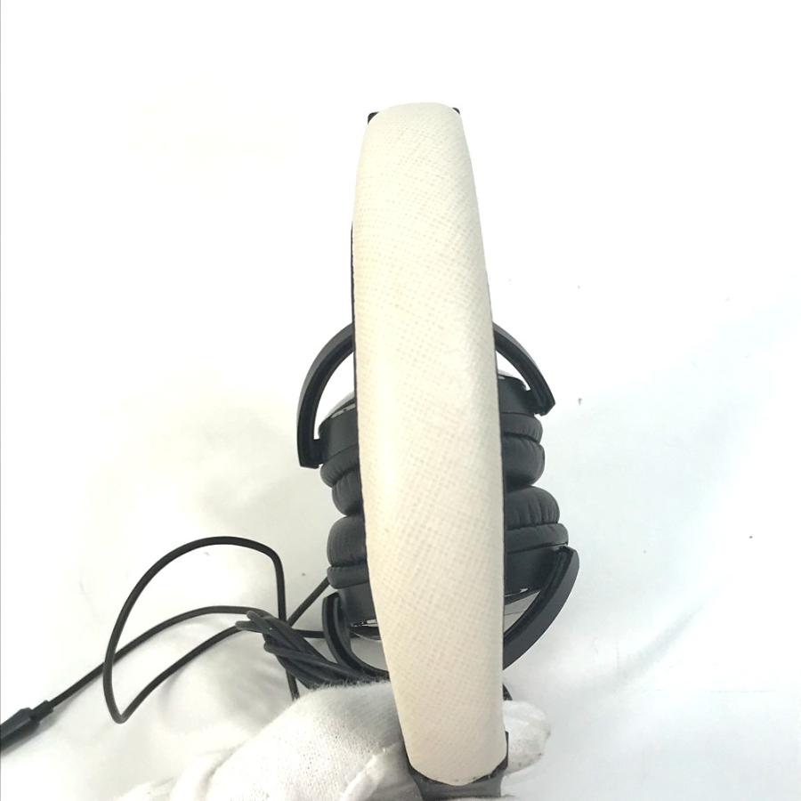 美品 PRADA プラダ 2ARF39 ロゴ ヘッドフォン サフィアーノトラベル 雑貨 ホワイト メンズ【中古】 | PRADA | 05