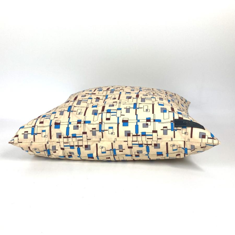 PRADA プラダ ロゴ ピロー 枕 インテリア クッション ベージュ ユニセックス【中古】 | PRADA | 03