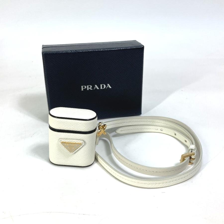 PRADA プラダ AirPodsケース イヤフォンケース ホワイト
