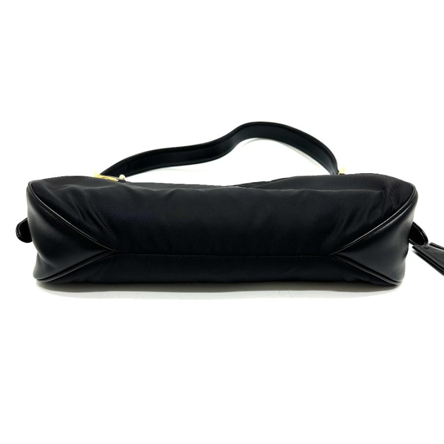 PRADA プラダ 1BC232 エメ テスート ワンショルダー カバン 肩掛け ショルダーバッグ ブラック レディース【中古】 | PRADA | 02