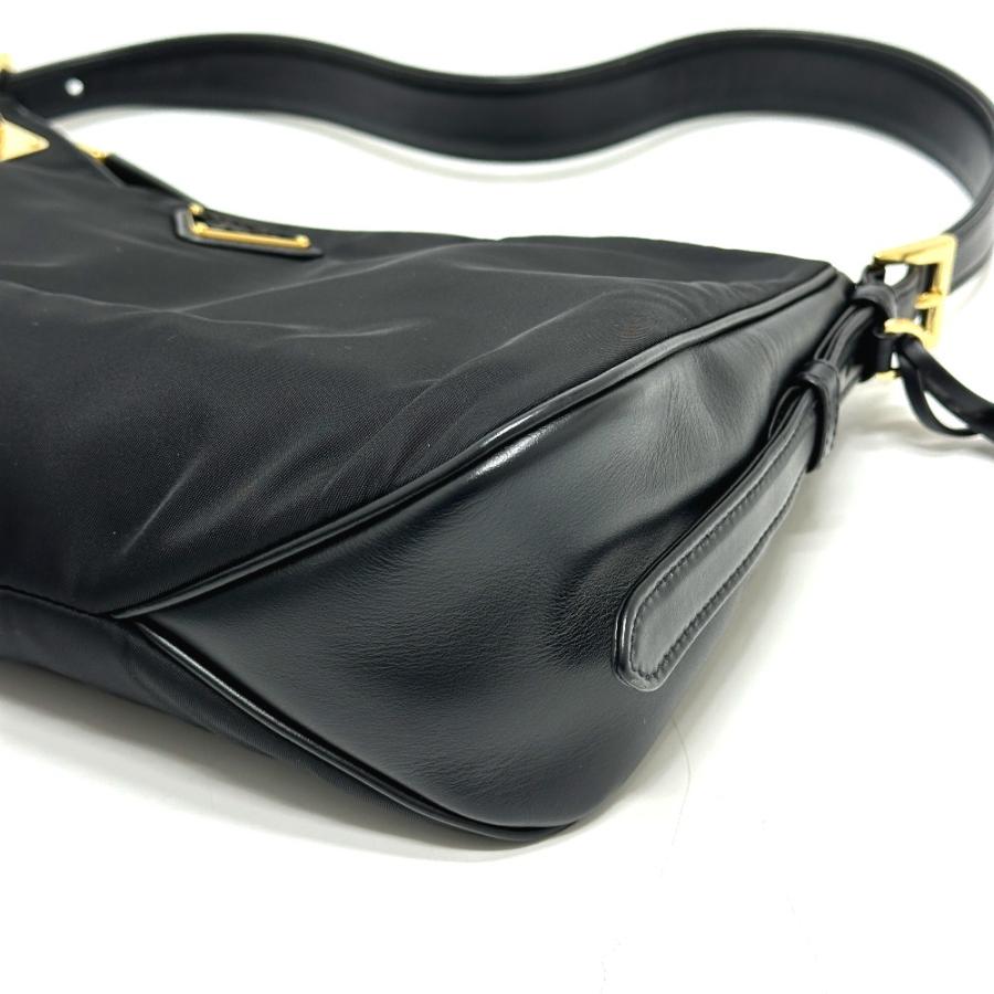 PRADA プラダ 1BC232 エメ テスート ワンショルダー カバン 肩掛け ショルダーバッグ ブラック レディース【中古】 | PRADA | 03