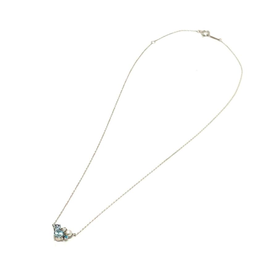 新品同様 Canal4℃ カナルヨンドシー 152426223201 マルチビジュー ジュエリー アクセサリー K10WG ネックレス シルバー【中古】 |  | 01