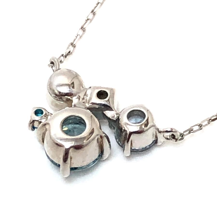 新品同様 Canal4℃ カナルヨンドシー 152426223201 マルチビジュー ジュエリー アクセサリー K10WG ネックレス シルバー【中古】 |  | 03