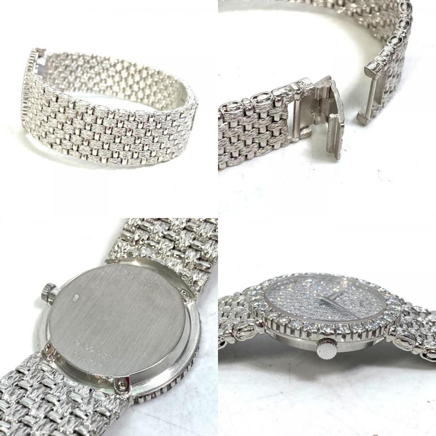 Piaget ピアジェ　レディース　Ｋ１８ＷＧ PIAGET ピアジェ トラディション ダイヤ 手巻き 腕時計 K18WG