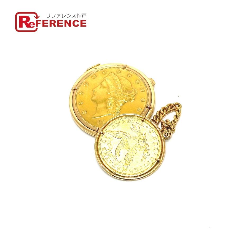PIAGET ピアジェ アメリカ リバティヘッド 20＄10ドルコイン金貨 手巻き K18金無垢 懐中時計 ゴールド メンズ【中古】 | PIAGET