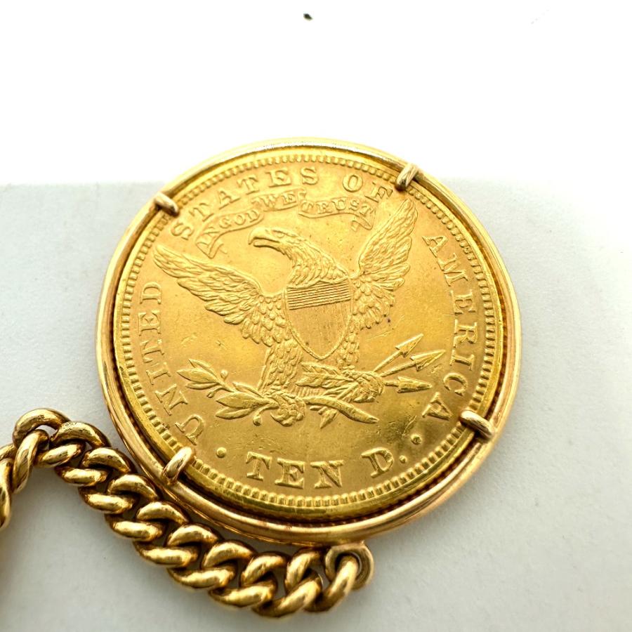 PIAGET ピアジェ アメリカ リバティヘッド 20＄10ドルコイン金貨 手巻き K18金無垢 懐中時計 ゴールド メンズ【中古】 | PIAGET | 04