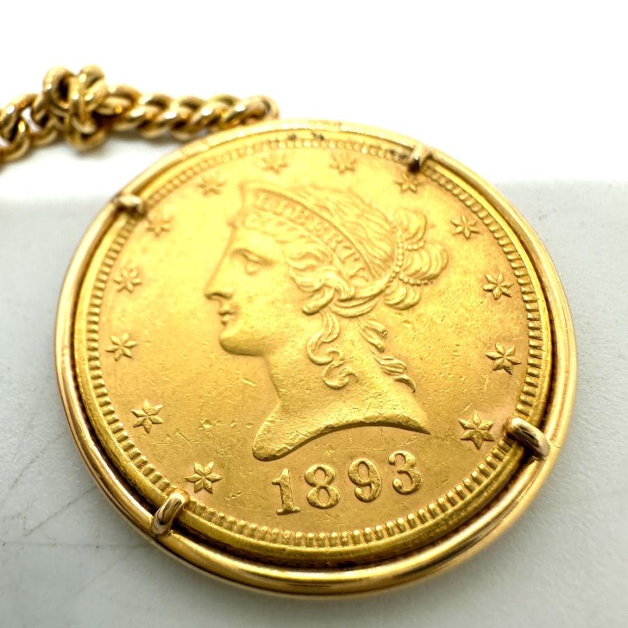 PIAGET ピアジェ アメリカ リバティヘッド 20＄10ドルコイン金貨 手巻き K18金無垢 懐中時計 ゴールド メンズ【中古】 | PIAGET | 05