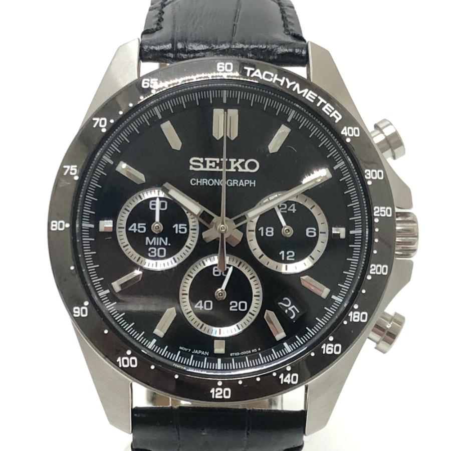 セイコー SEIKO スピリット クロノグラフ 8T63-00D0 クォーツ デイト ウォッチ 腕時計 SS シルバー 未使用 SEIKO（セイコー） 未使用 8T63-00D0 スピリット クロノグラフ