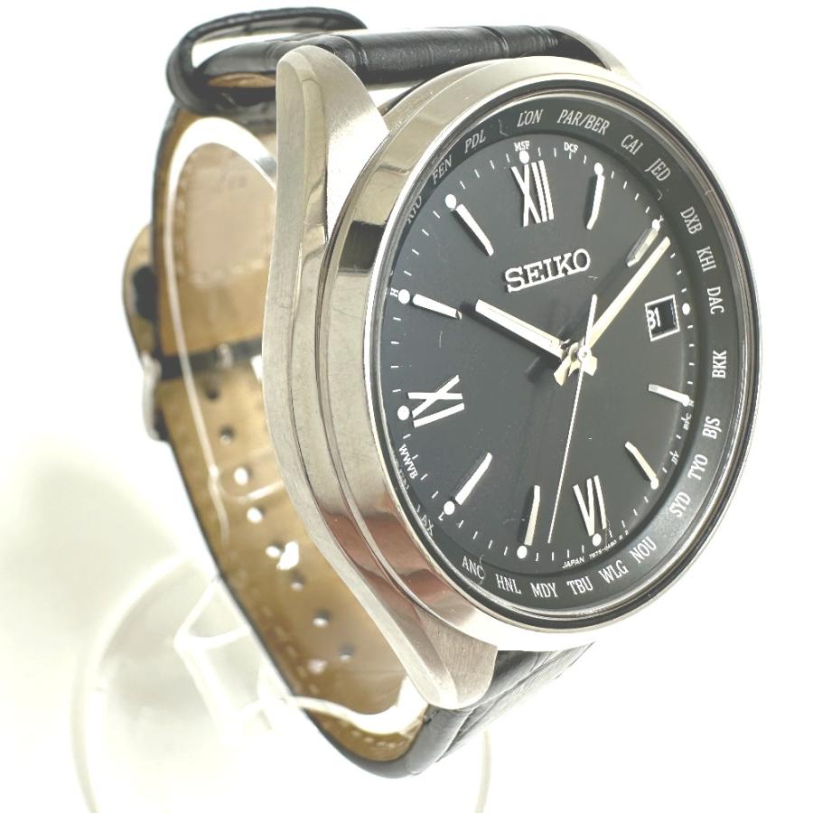 SEIKO セイコー 7B75-0AB0 セイコーセレクション ソーラー アナログ 腕時計 シルバー メンズ【中古】｜reference｜04